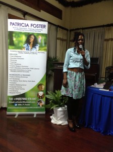 Delivering a personal development workshop at Every Woman Inspired, Jamaica. 2013. Photo: D Henry.