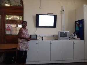 Poetry Workshop delivered for Lewisham Library, 2014. Photo: A Dobell.